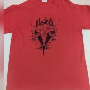 The Used Est. 2000 NWOT Red Band Concert Tshirt Size Large